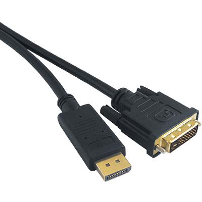 DisplayPort Male to DVI Male TV Cable Adapter