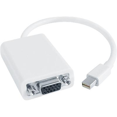 Thunderbolt Mini DisplayPort to VGA Male TV Cable Adapter