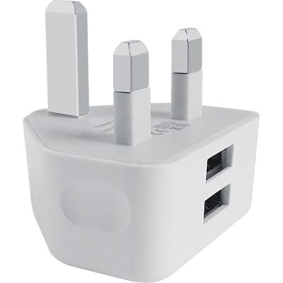 Universal England Power Plug Adapter USB Charger 2.1A