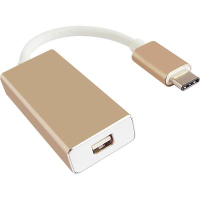 USB 3.1 Type-C Male to Mini DisplayPort Thunderbolt Female Adapter