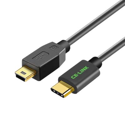 USB 3.1 Type-C Male to Mini USB Male Adapter Cable