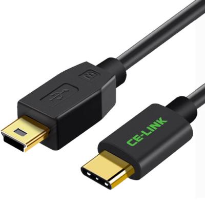 USB 3.1 Type-C Male to Mini USB Male Adapter Cable