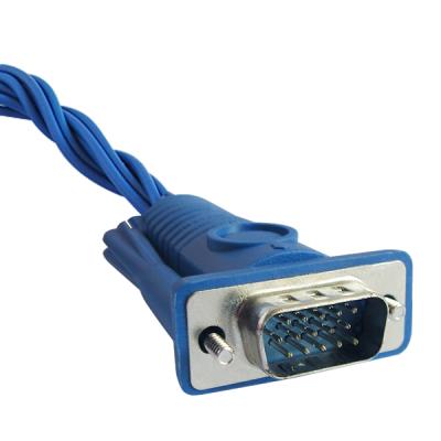 Breakout Cable VGA 15Pin Male to 8 BNC Connector Adapter