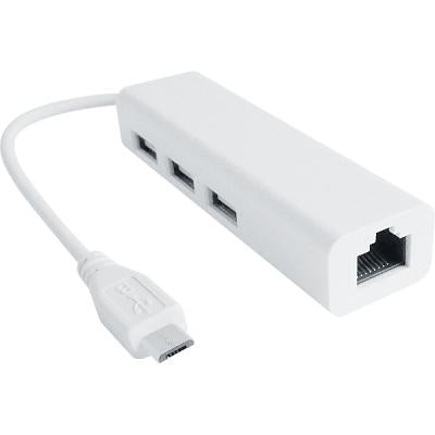 Micro USB to USB Ethernet Network LAN RJ45 Adapter