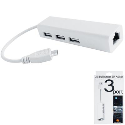 Micro USB to USB Ethernet Network LAN RJ45 Adapter