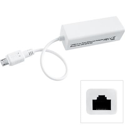 Micro USB to Ethernet RJ45 Male Adapter Connector