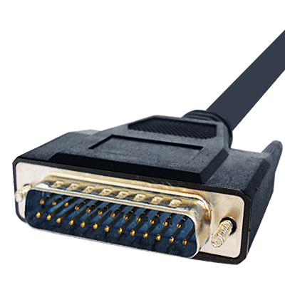 Breakout Cable DB25 Pin Male to 8 BNC Connector Adapter