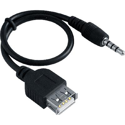 3.5mm Male AUX Audio Plug Jack to USB 2.0 Female Converter Cable