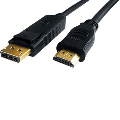 Display Port to HDMI Male Adapter