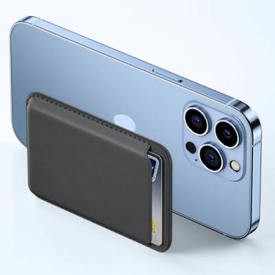 Snap On Hard Shell Magnetic Card Wallet