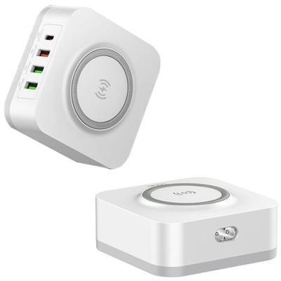 Charging Station with Wireless Battery Charger