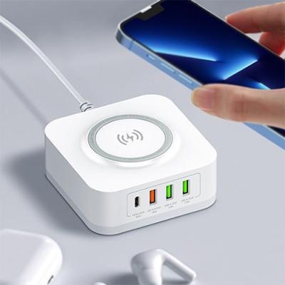 Charging Station with Wireless Battery Charger