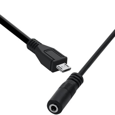 Micro USB to 3.5mm Female Earphone Headphone Adapter