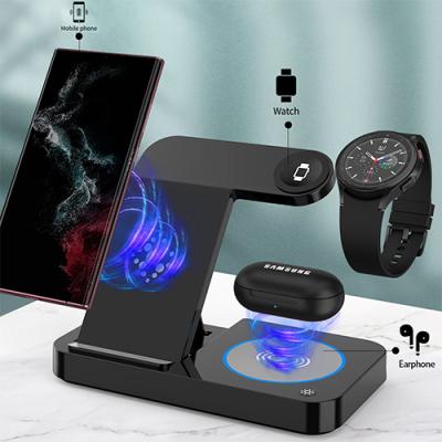 All in one Mobile Wireless Fast Charging Power Adapter Dock Station