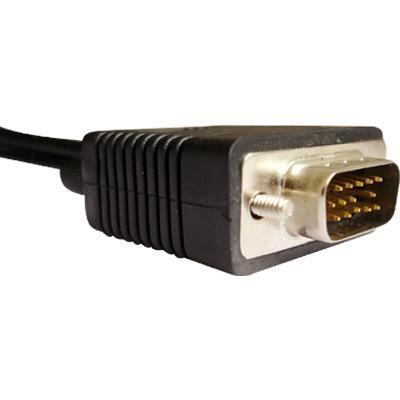 SVGA/VGA to Svideo and 3 Female RCA Cable