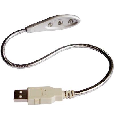 USB 3 LED Flexible Snake Reading Night Light for Notebook Laptop PC