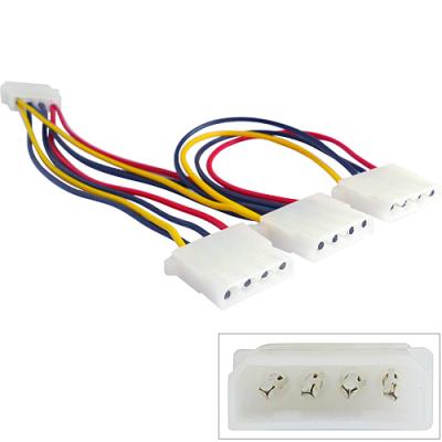 Series 5.25 Power Splitter Cable (4-Pin Male To 3/4-Socket Female)