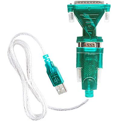 USB to RS232 serial interface DB25 DB9