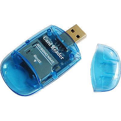 USB 2.0 SD Mini SD MMC RS-MMC TF USB Memory Card Reader