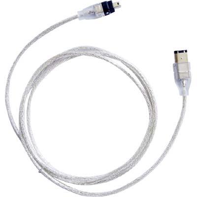 Male to Male FireWire IEEE-1394 Cable 4 to 6 pin Cable