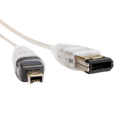 Male to Male FireWire IEEE-1394 Cable 4 to 6 pin Cable
