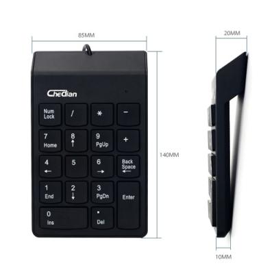 Number Pad Wired Keypad