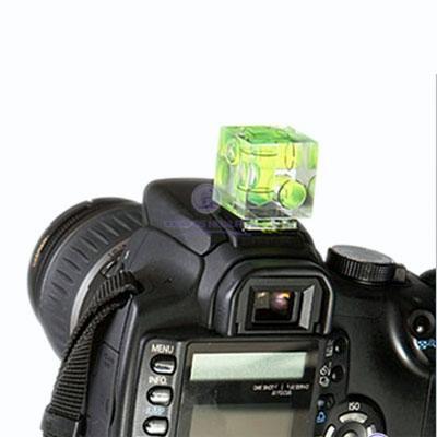 Spirit Level Gradienter on Camera Flash Hot Shoe 3 Axis