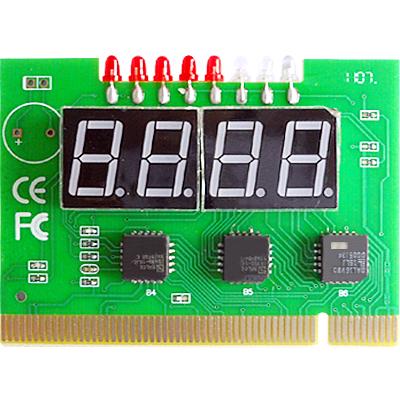 PC POST Diagnostic Test Card Motherboard Analyzer for PCI/LPT 4 Digits