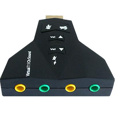 7 .1 USB Audio Adapter External Sound Card