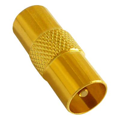 TV Coax Connector Male to Male Gender Changer