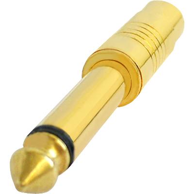 RCA Male plug to 1/4" 6.5mm Female Stereo Audio Adapter