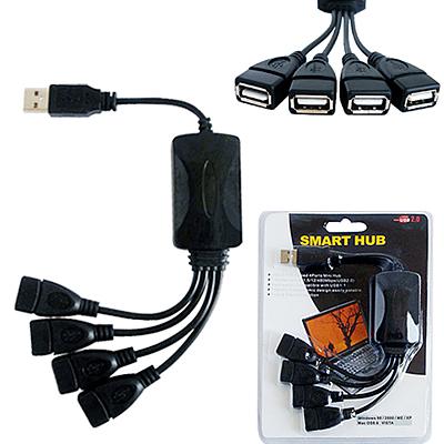 4 Port High Speed USB 2.0 Hub