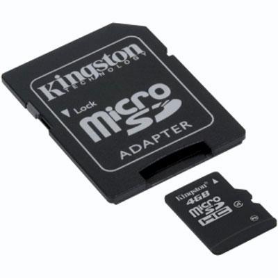 Kingston MicroSD Transflash Memory Card 4GB