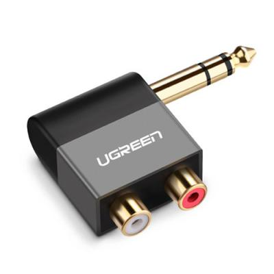 1/4 Inch 6.35mm TRS to RCA Female Adapter