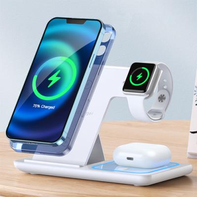 Smart Phone Sports Watch Wireless Charger Stand Charging Station