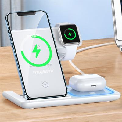 Smart Phone Sports Watch Wireless Charger Stand Charging Station