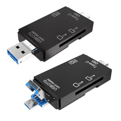 USB Type-C Type-A Micro USB 3 in 1 SD TF Memory Card Adapter